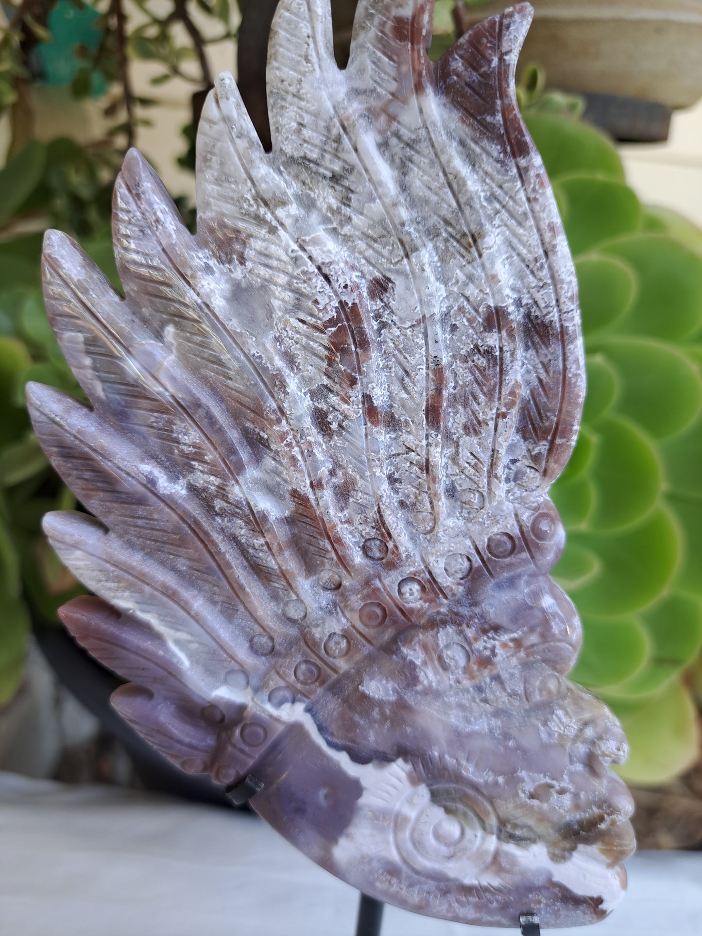 Ocean Jasper Native American Head