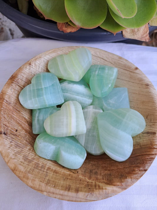 Caribbean Calcite Hearts