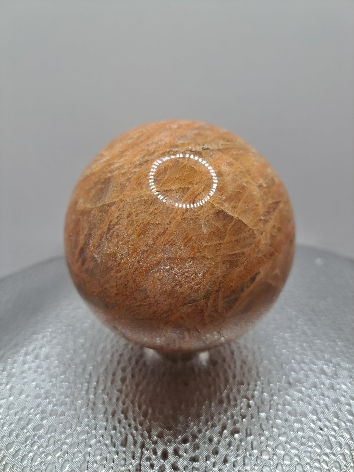 Peach Moonstone Sphere