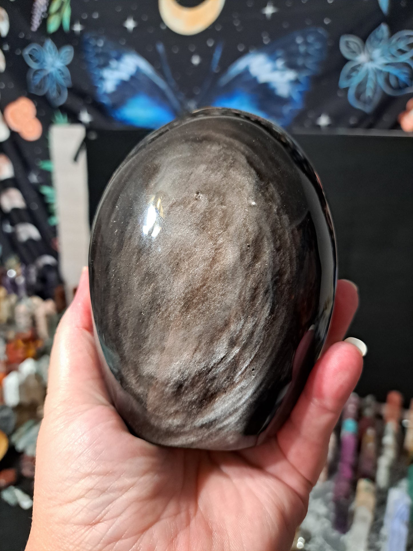 Silver Obsidian Free Form