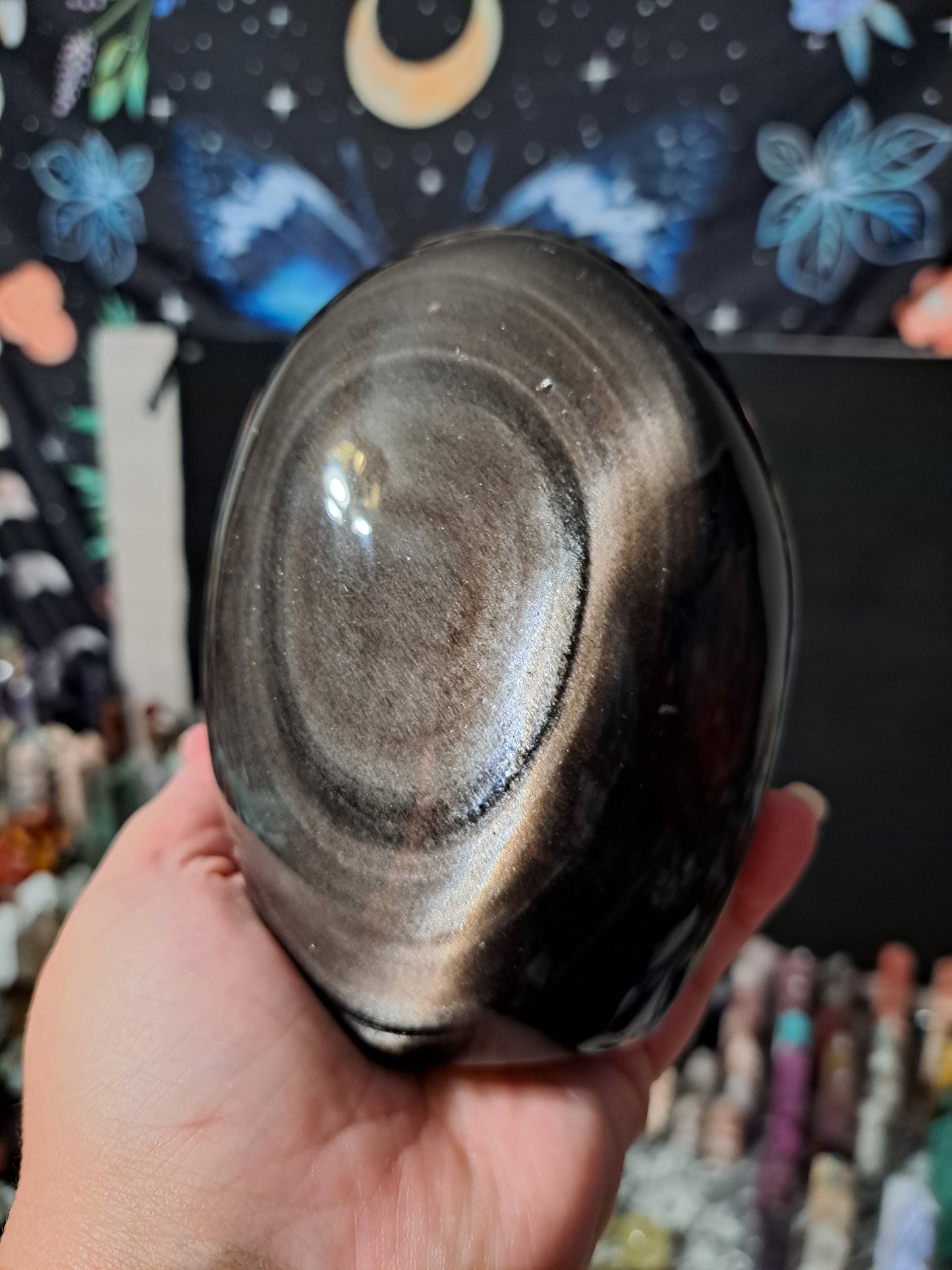 Silver Obsidian Free Form