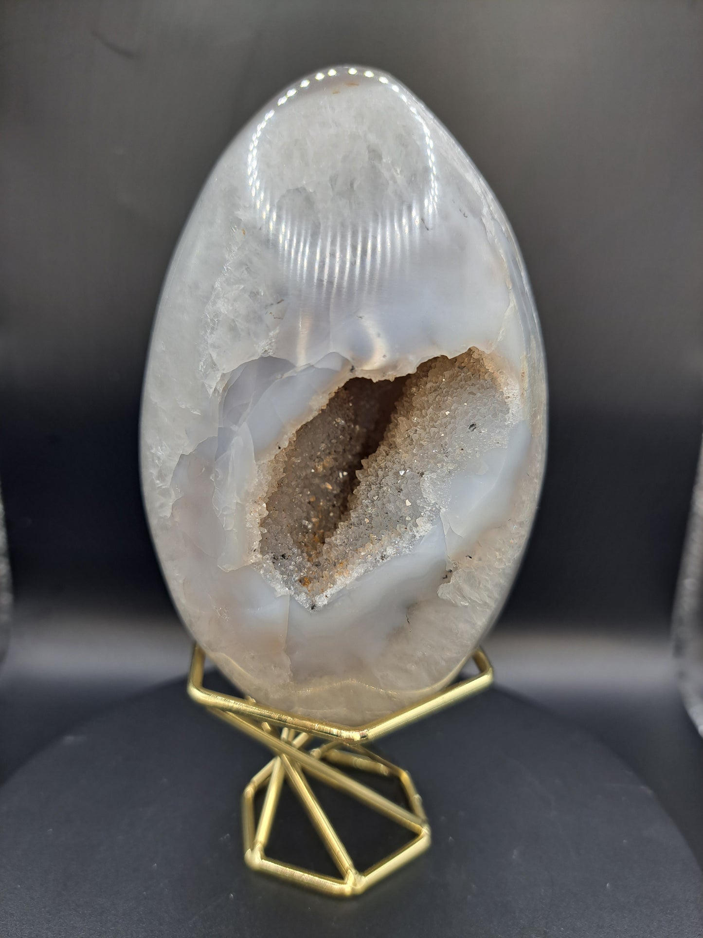 Druzy Agate Egg