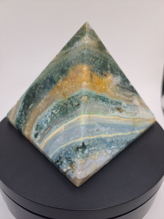 Ocean Jasper Pyramid