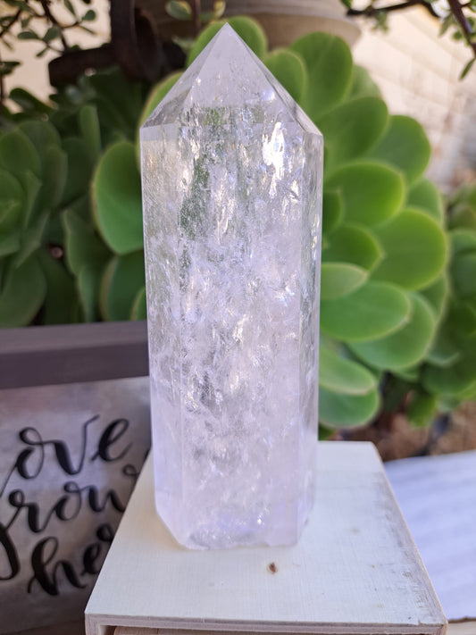 Clear Quartz Tower