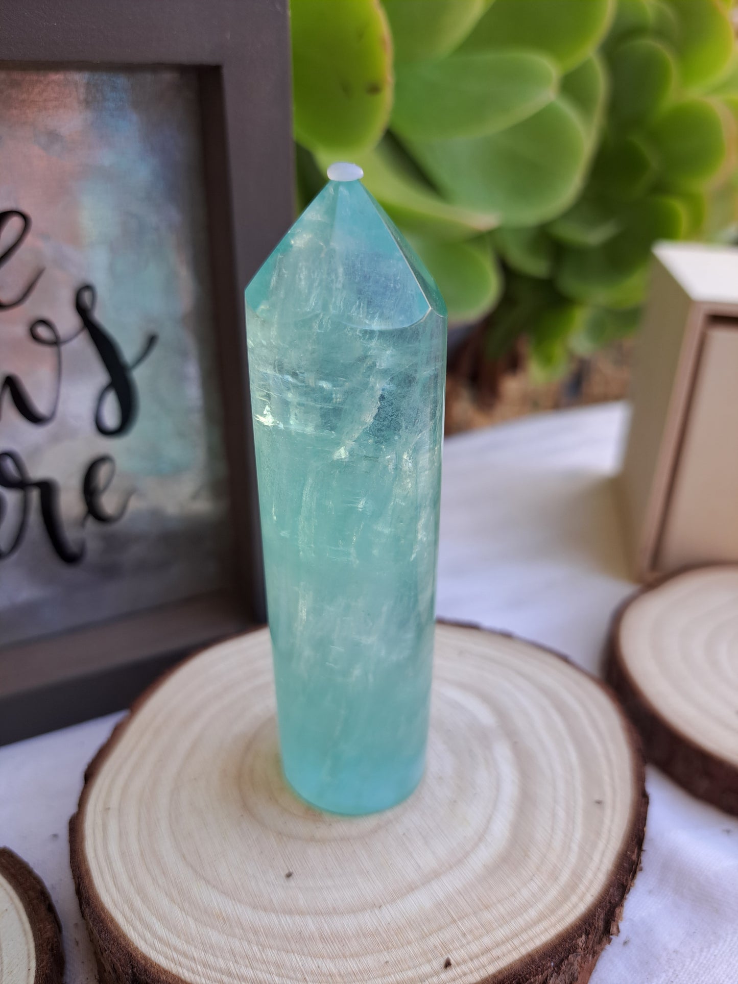 Baja Blast Green Fluorite Towers