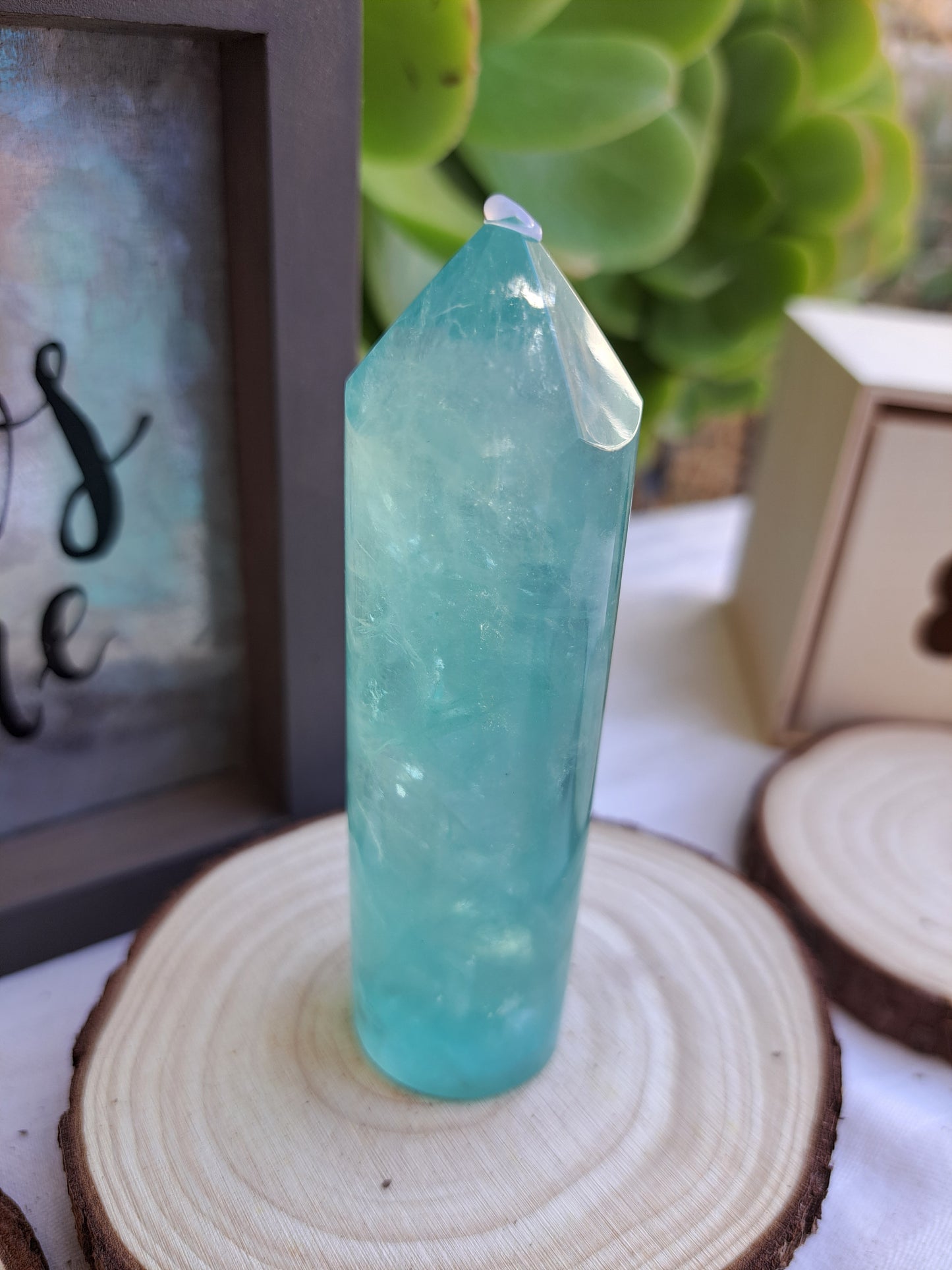 Baja Blast Green Fluorite Towers