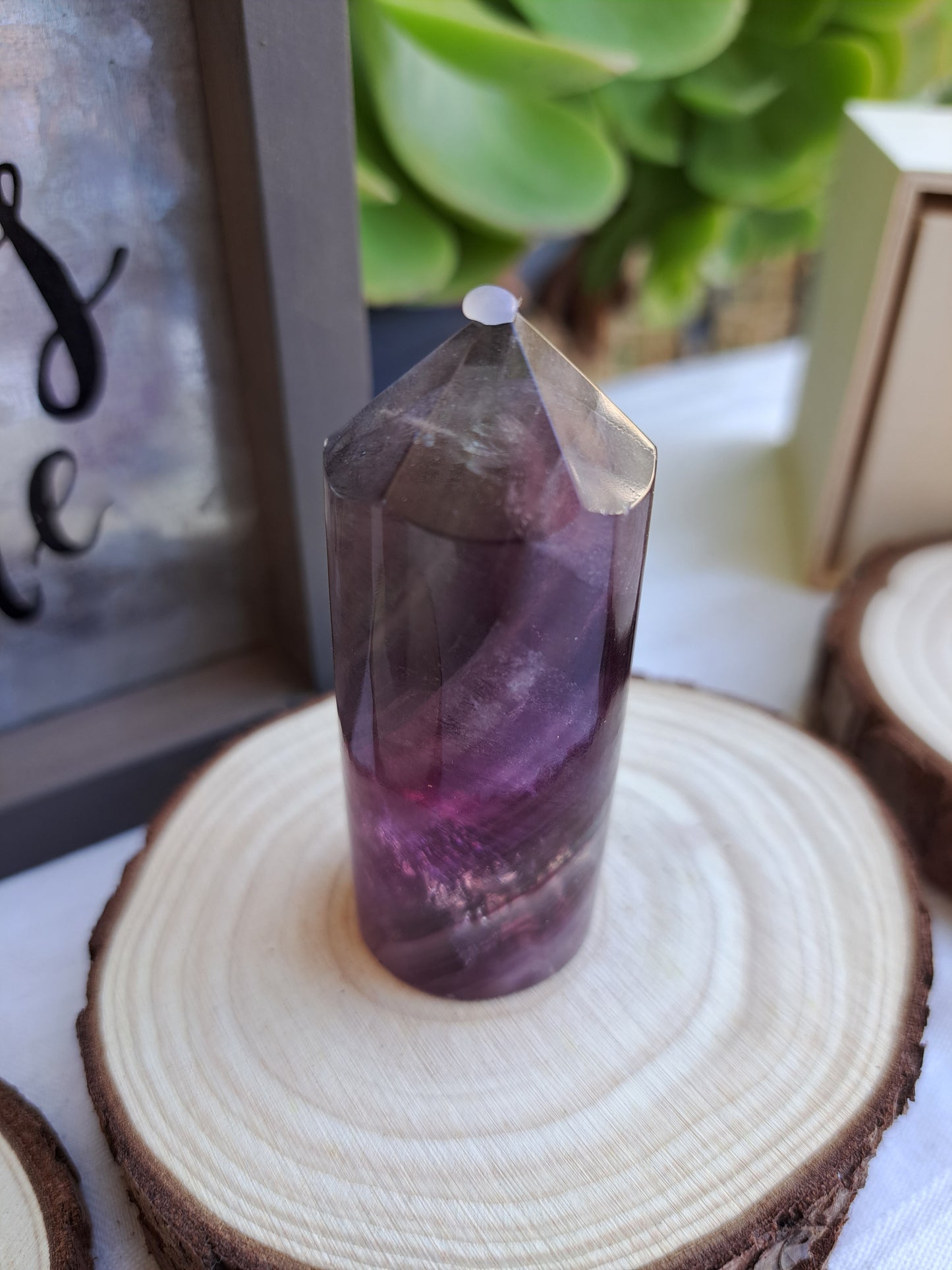 Purple Fluorite Towers