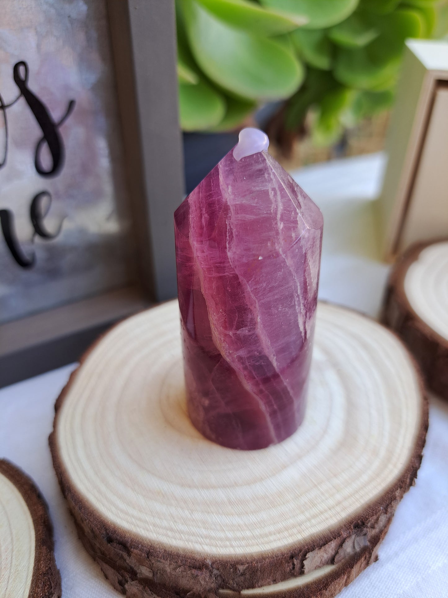 Purple Fluorite Towers