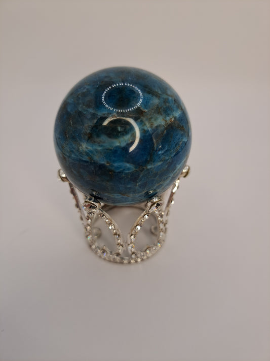 Blue Apatite Spheres