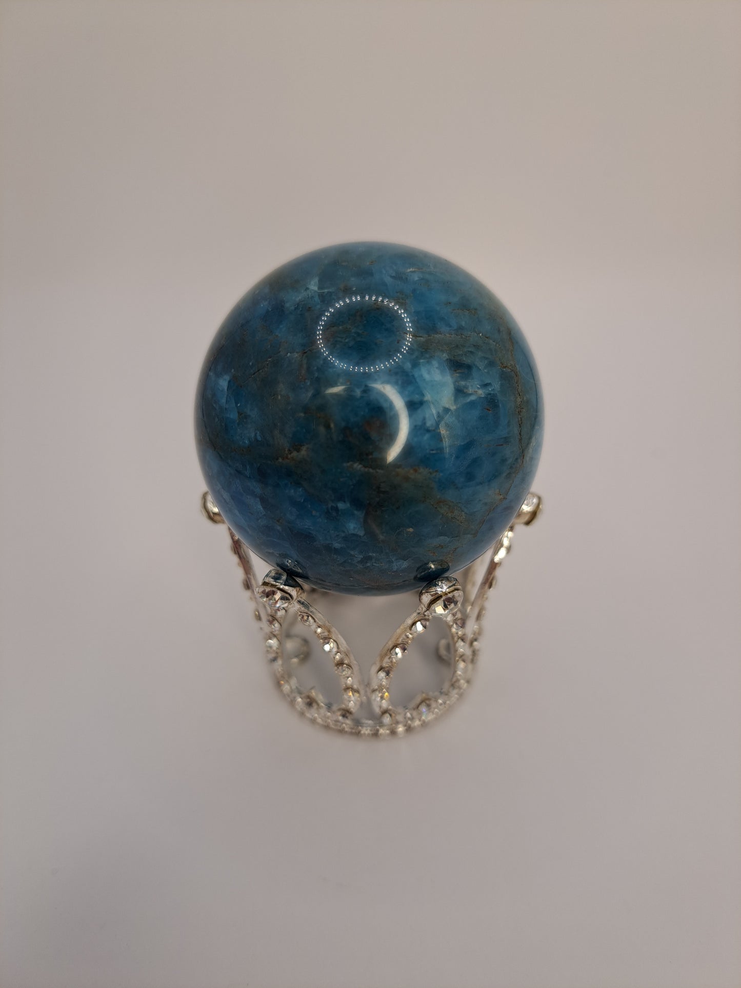 Blue Apatite Spheres