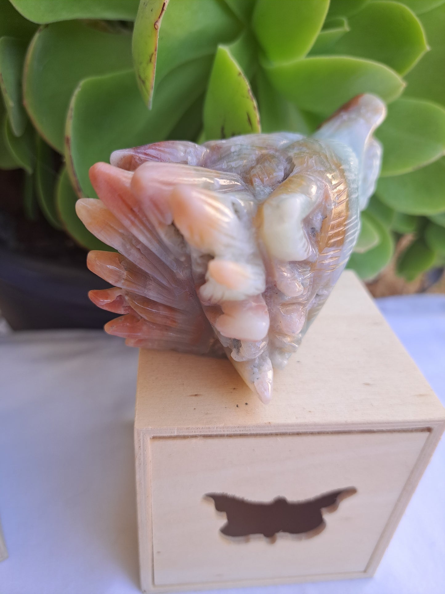 Caribbean Calcite Wolf Head