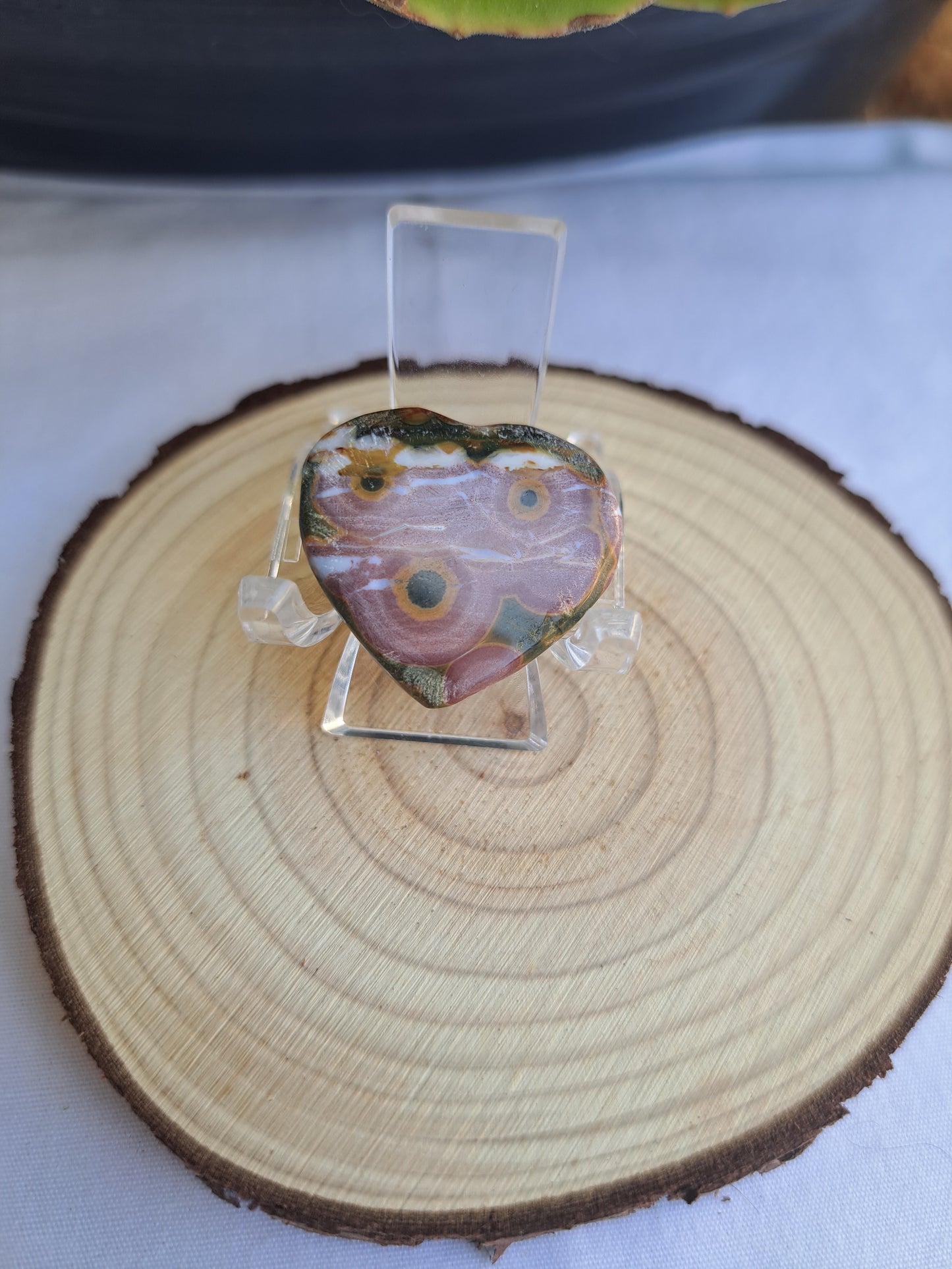 Orbicular Jasper Hearts