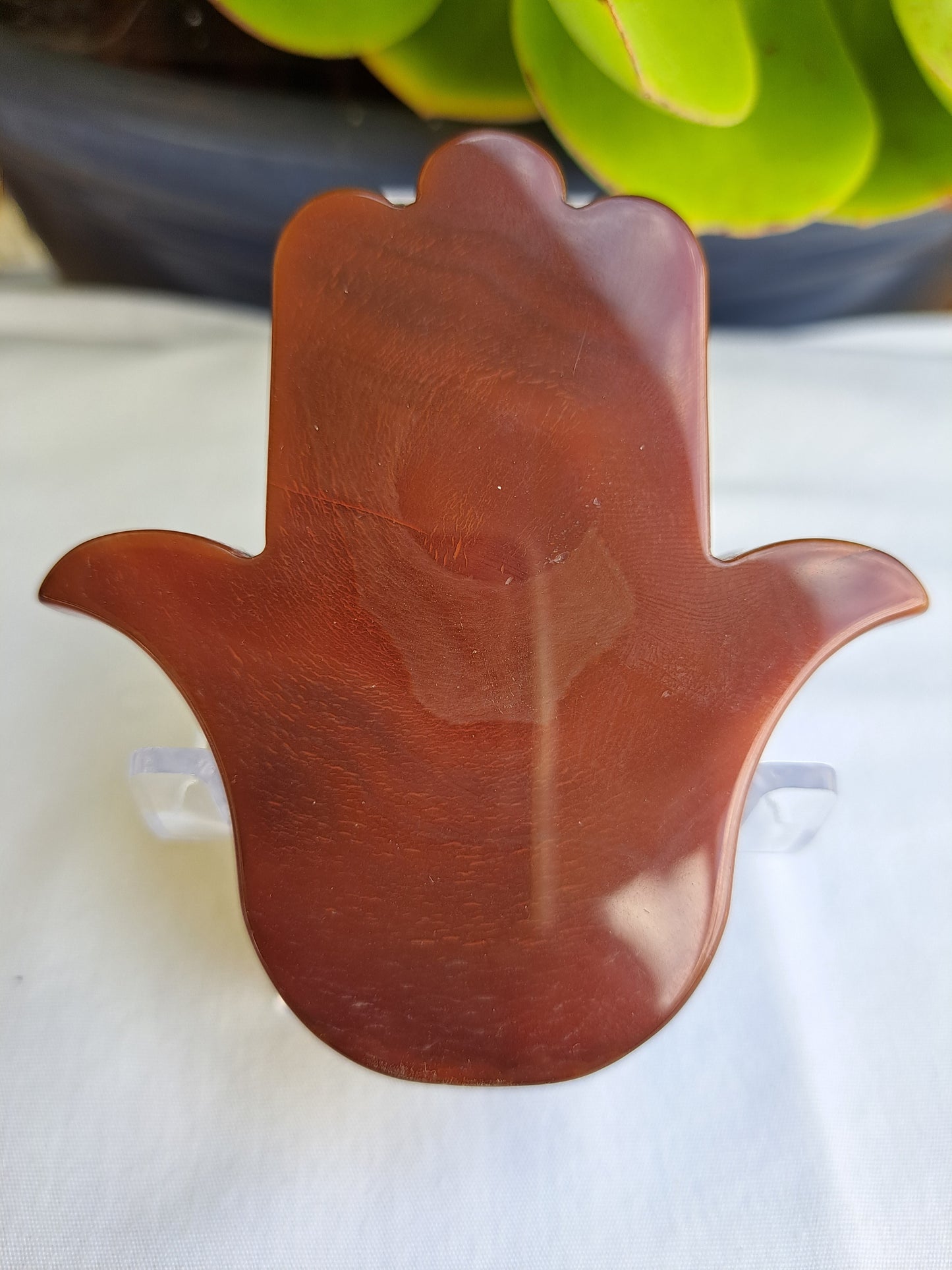 Carnelian Hamsa