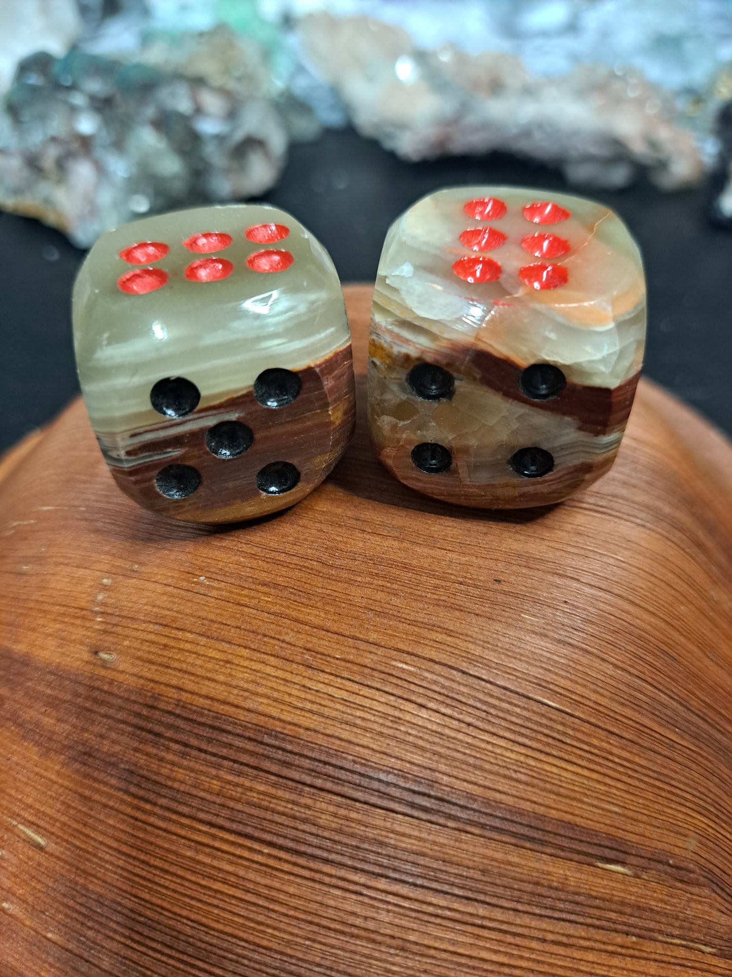 Green Onyx Dice Sets