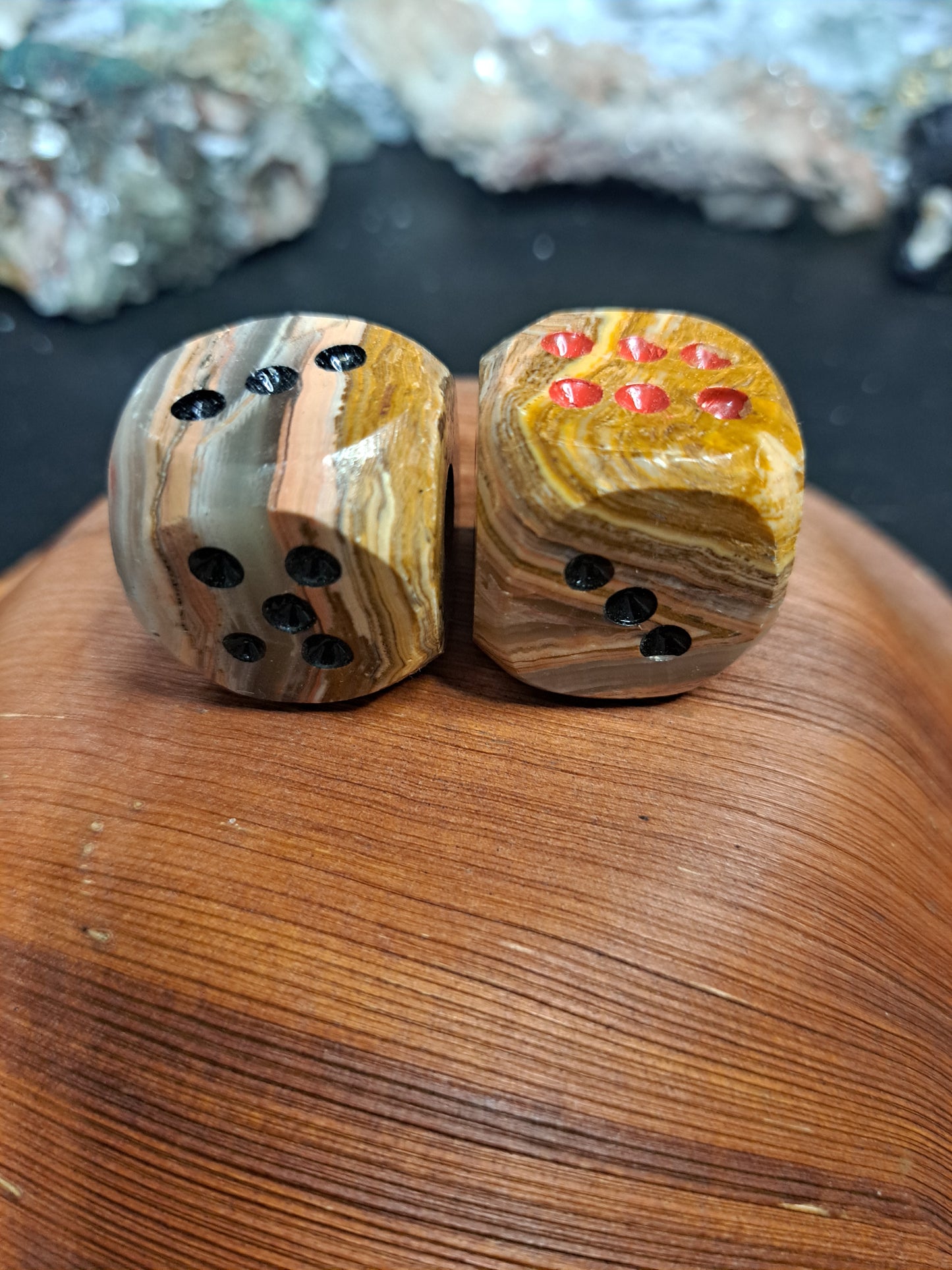 Green Onyx Dice Sets