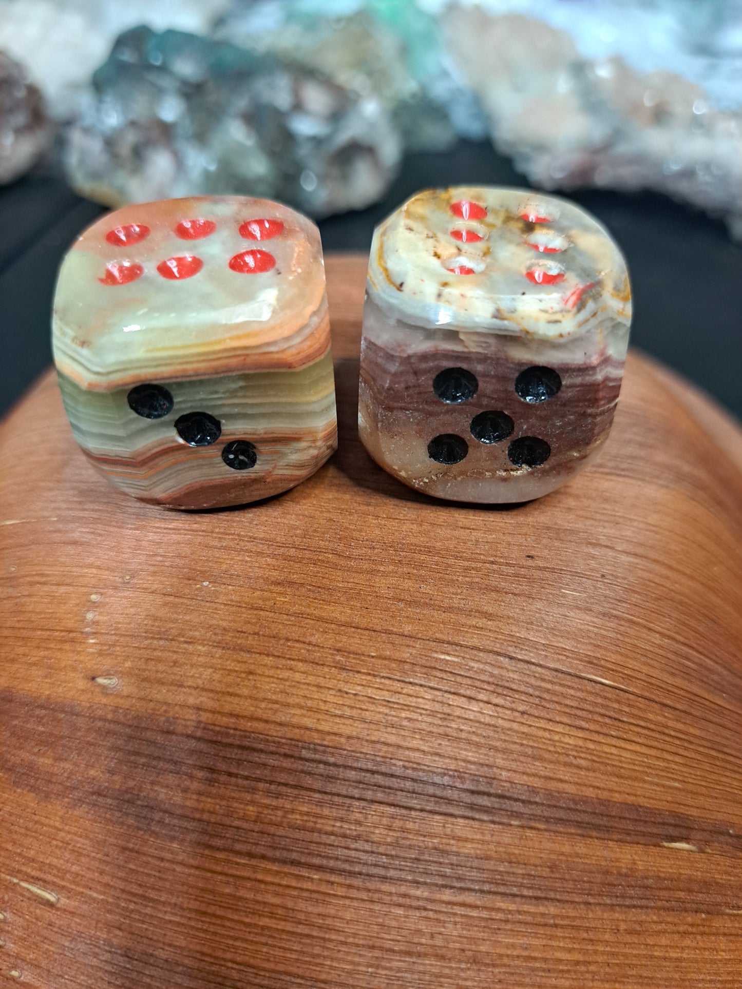 Green Onyx Dice Sets