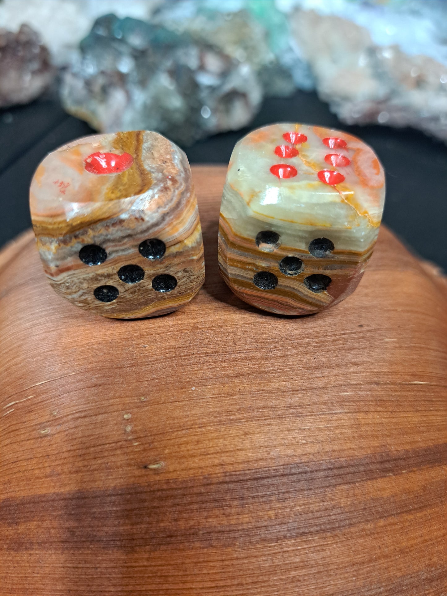 Green Onyx Dice Sets