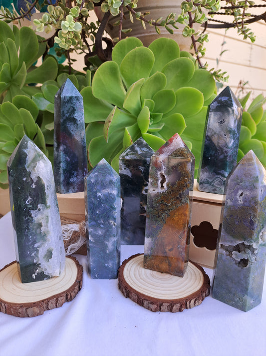 Moss Agate Towers