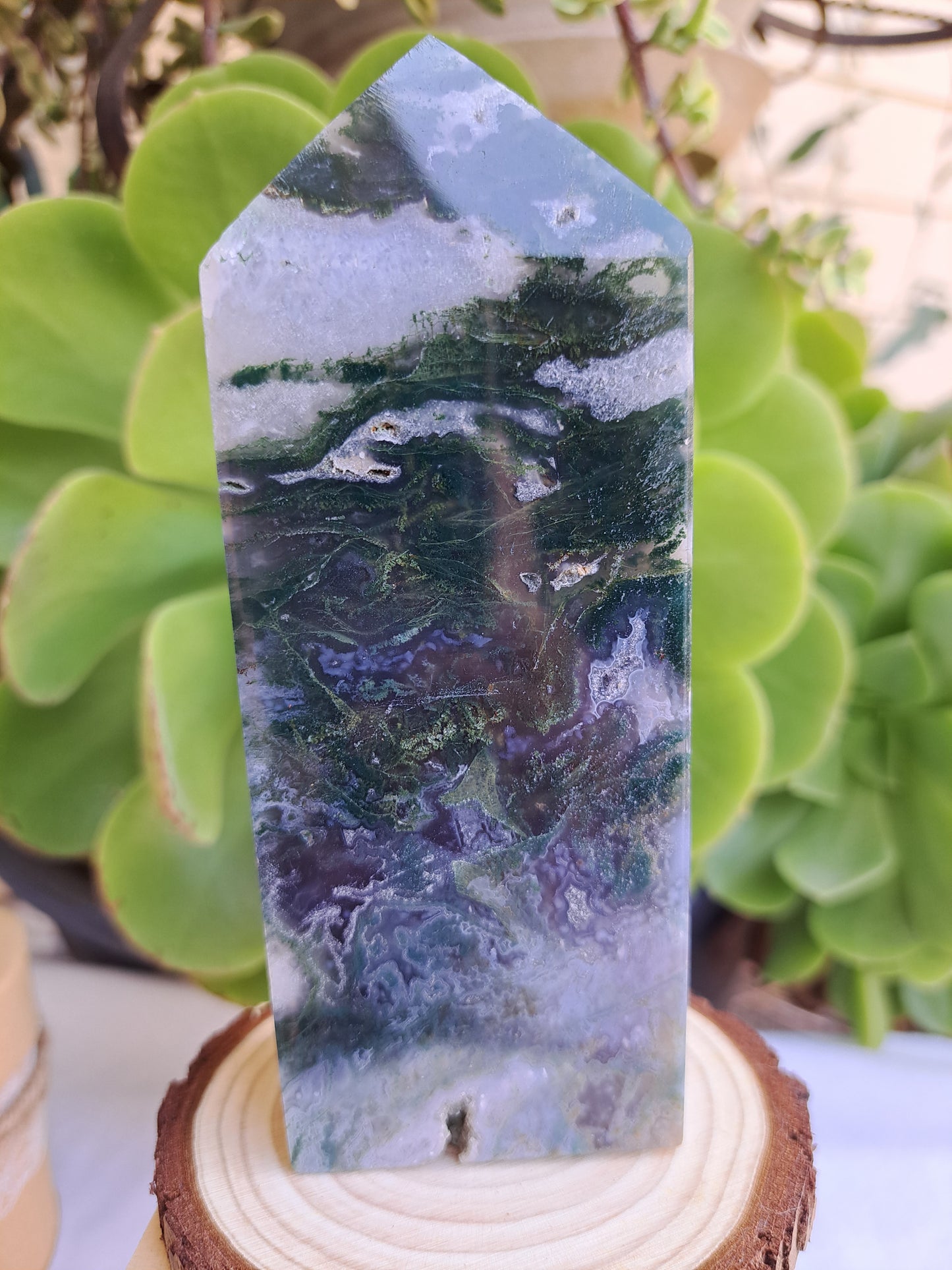 Moss Agate Towers