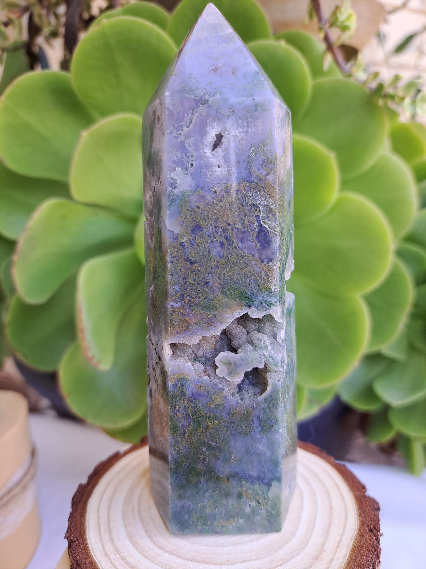 Moss Agate Towers