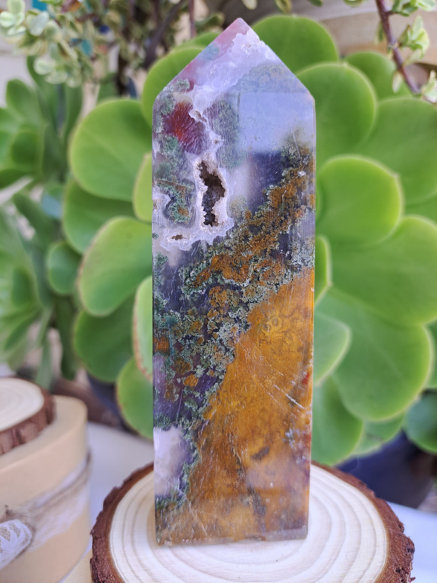 Moss Agate Towers