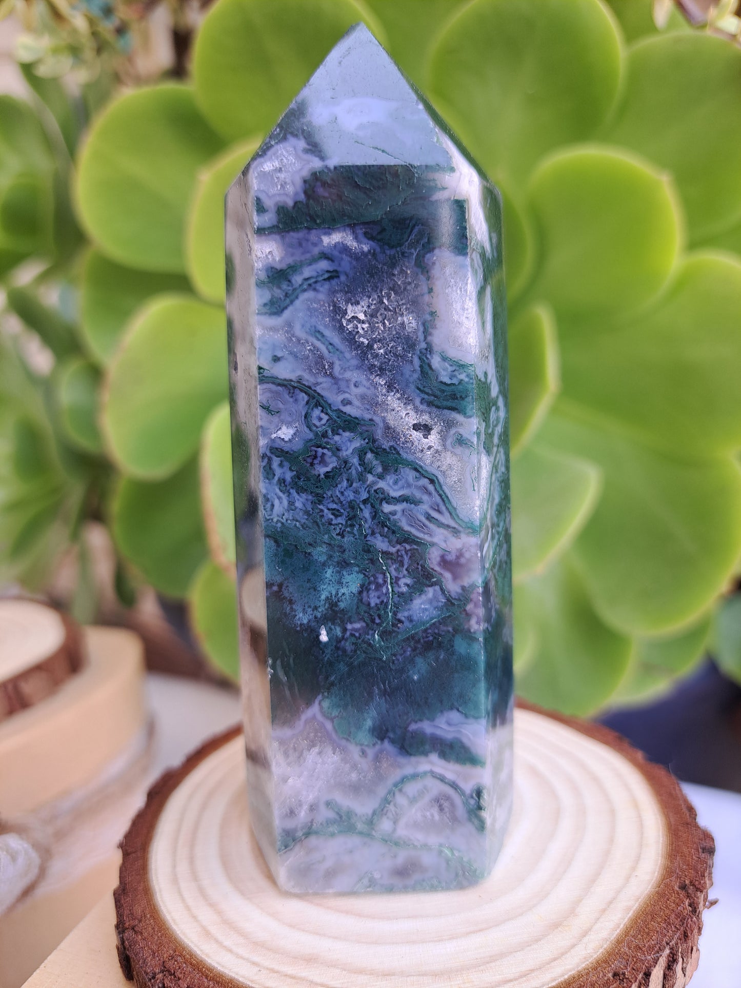 Moss Agate Towers