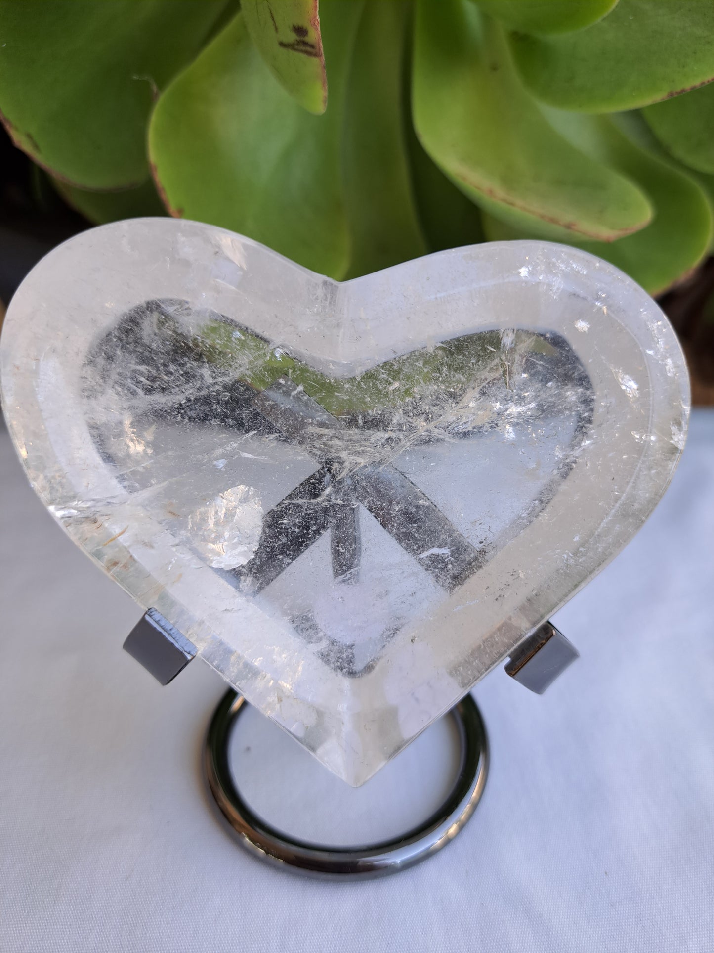 Clear Quartz Heart Bowl