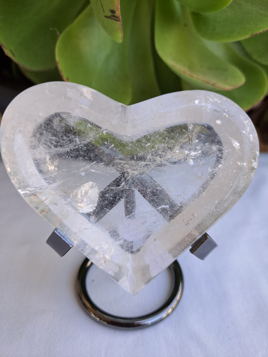 Clear Quartz Heart Bowl