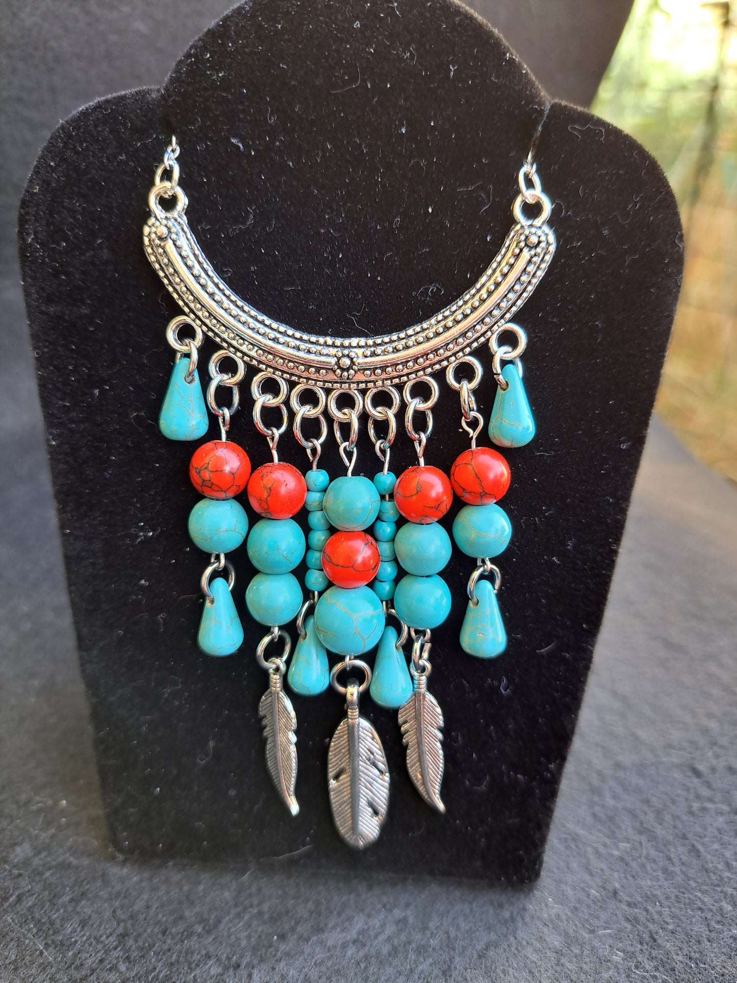 Turquoise and Dyed Howlite