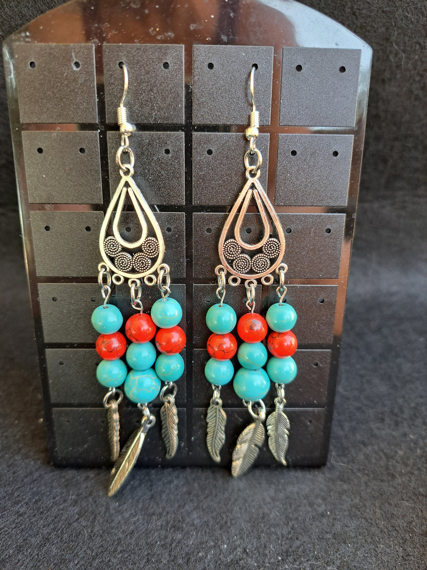 Turquoise and Dyed Howlite