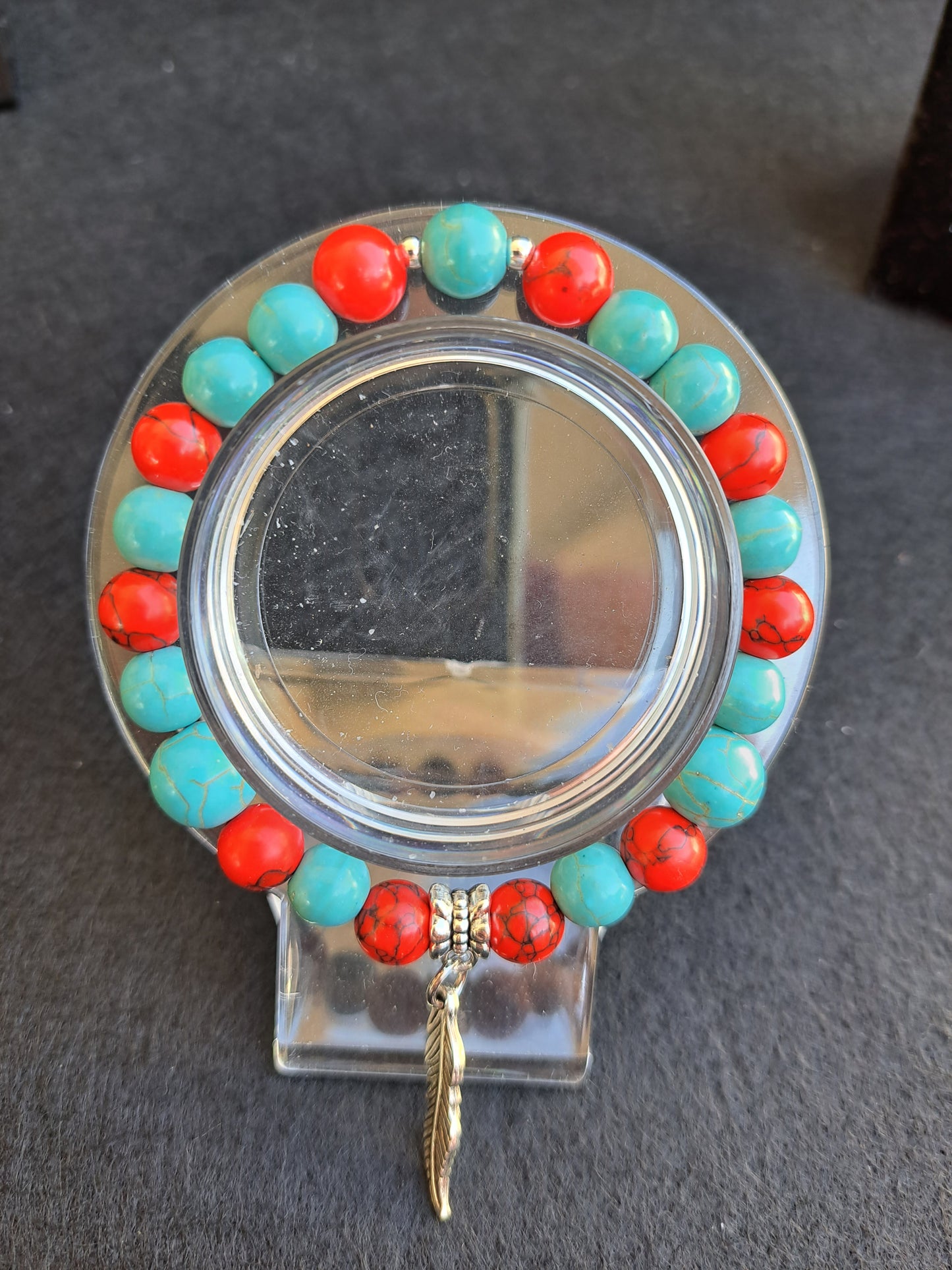 Turquoise and Dyed Howlite