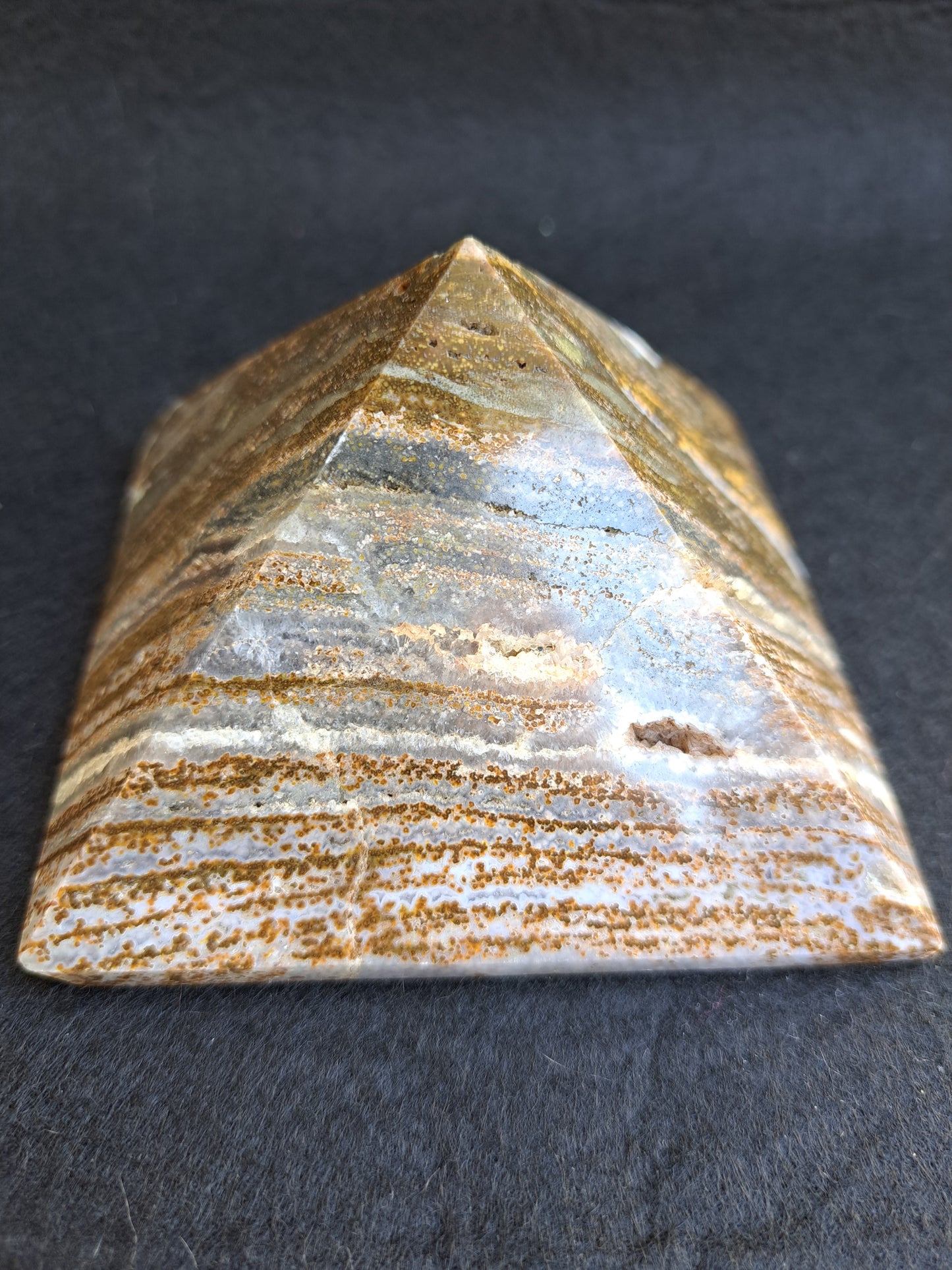 Sea Jasper Pyramid