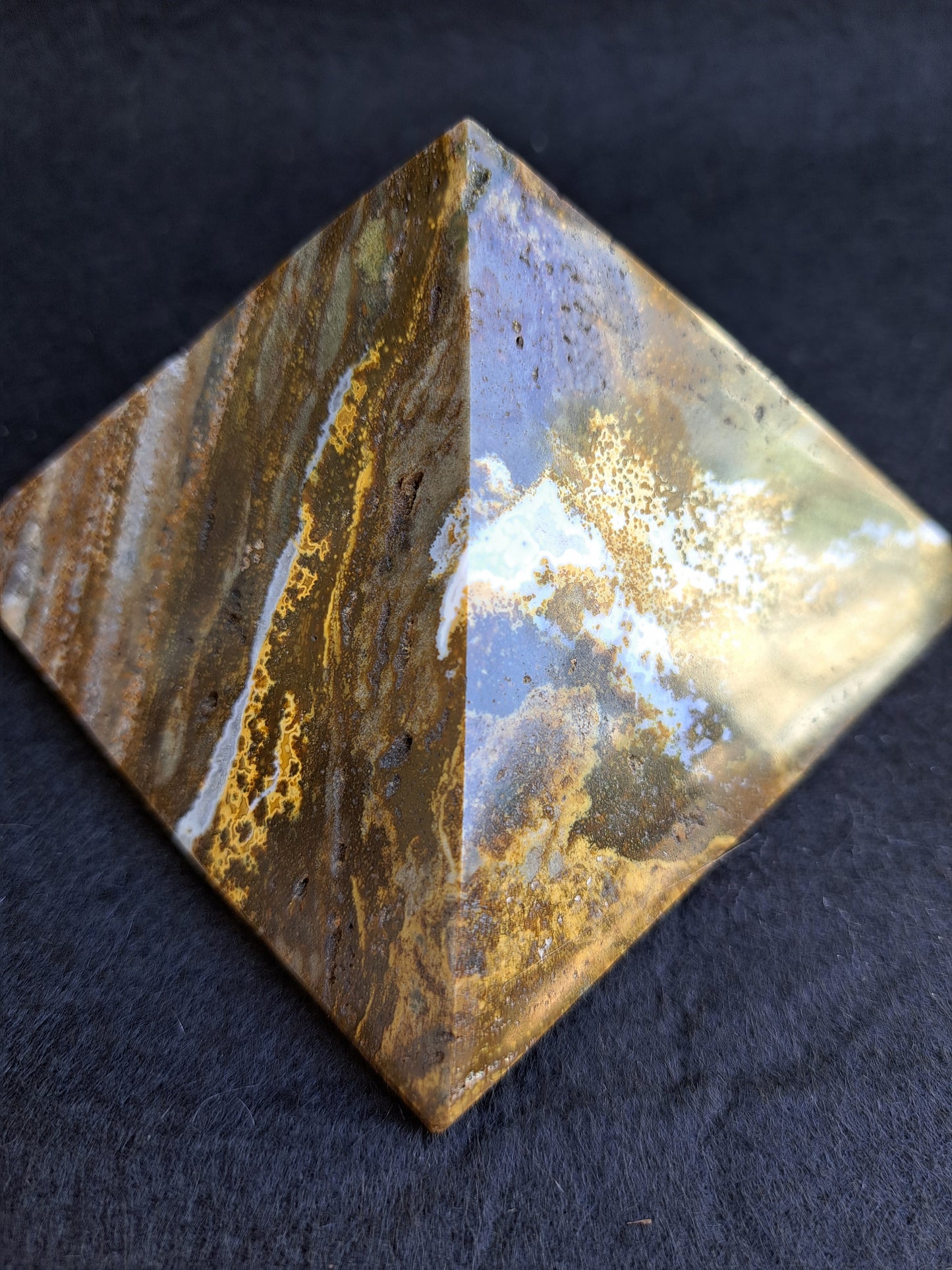 Sea Jasper Pyramid