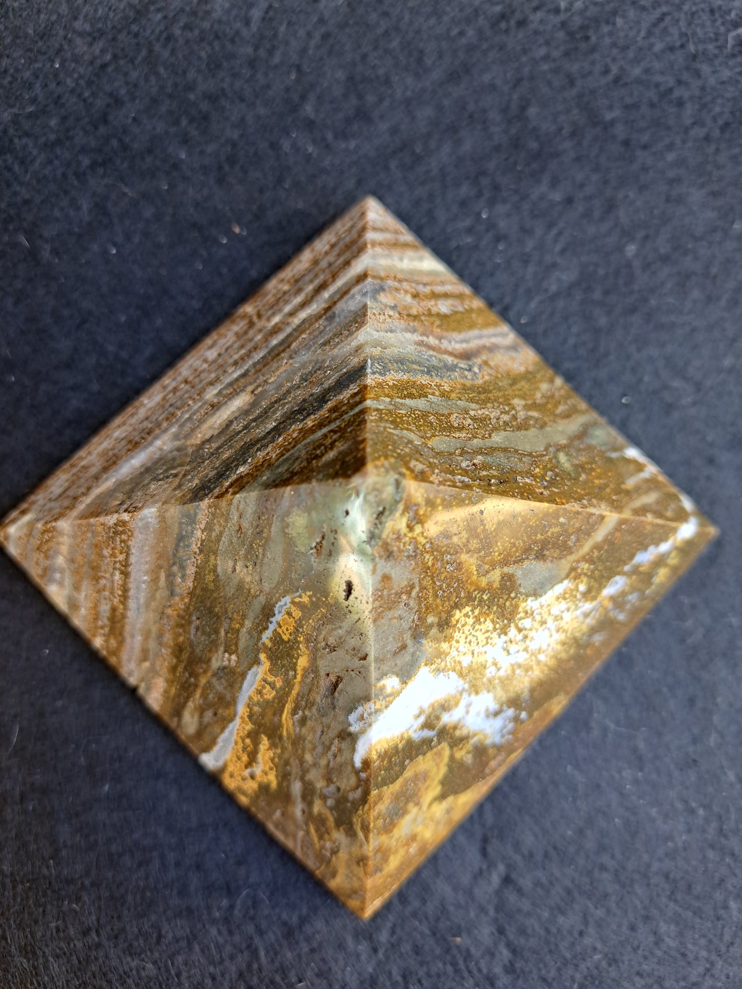 Sea Jasper Pyramid