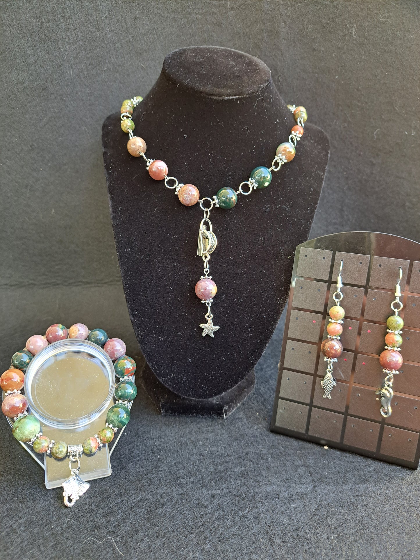 Ocean Jasper and Unikite Set