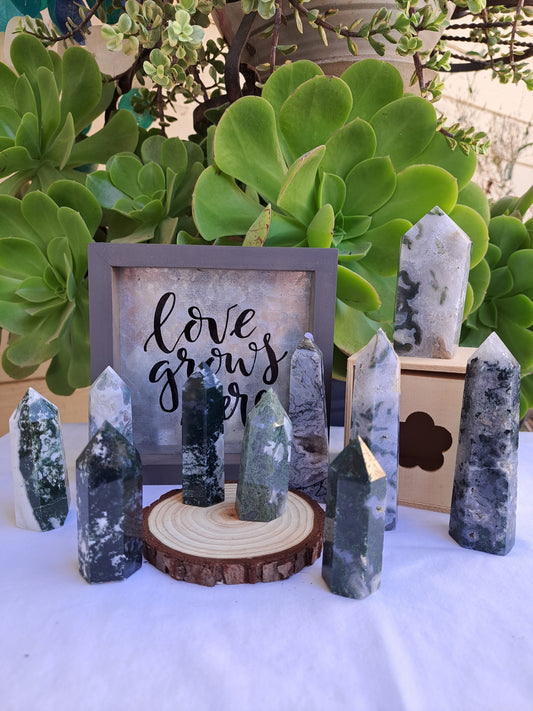 Moss Agate Towers