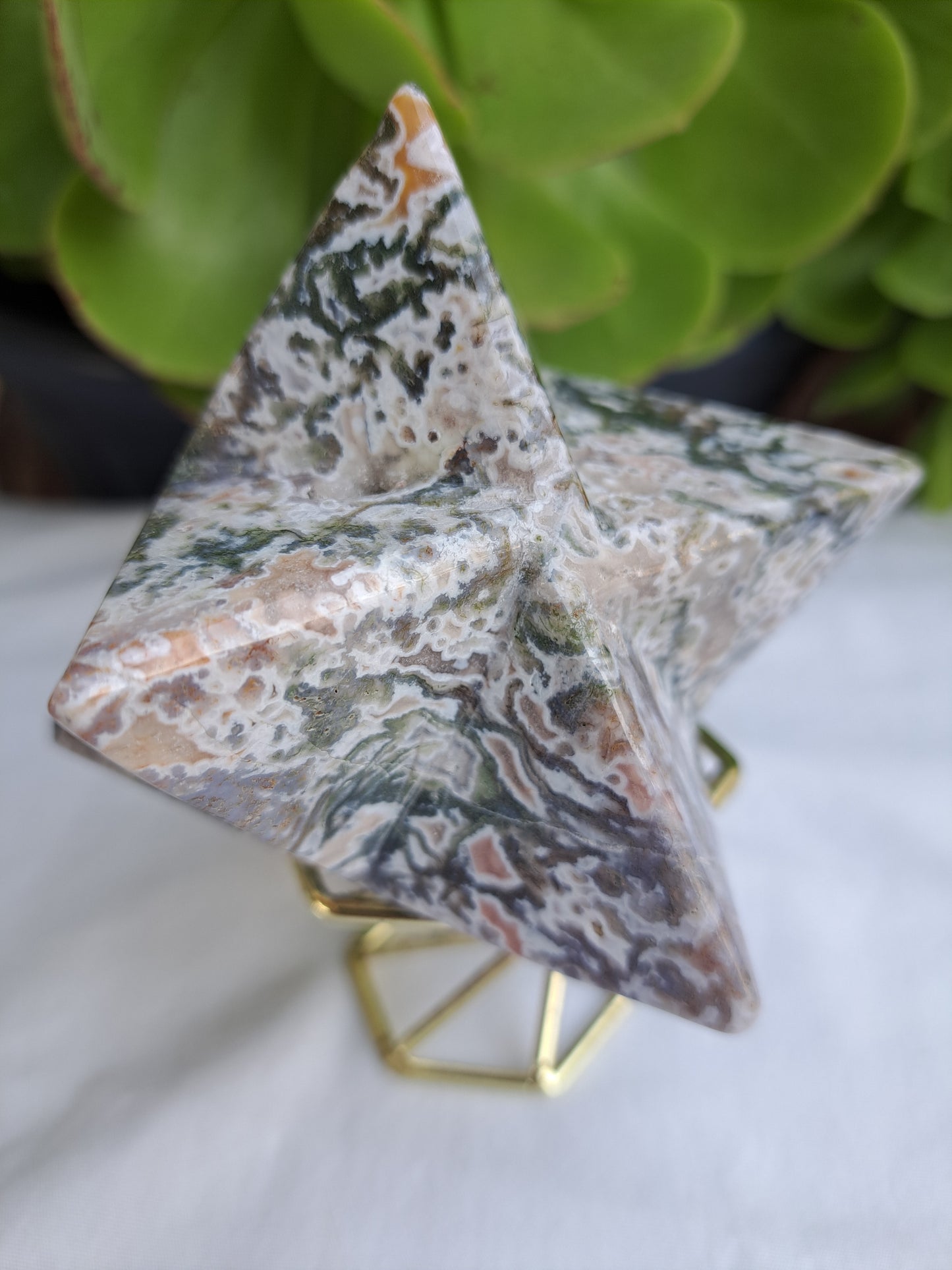 Moss Agate Stars