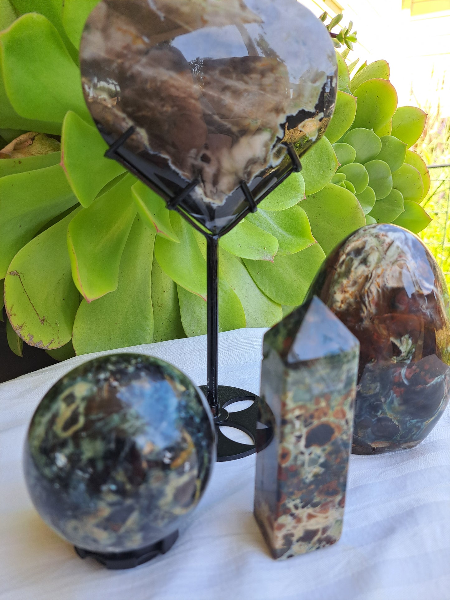 Volcano Agate Heart Bundle