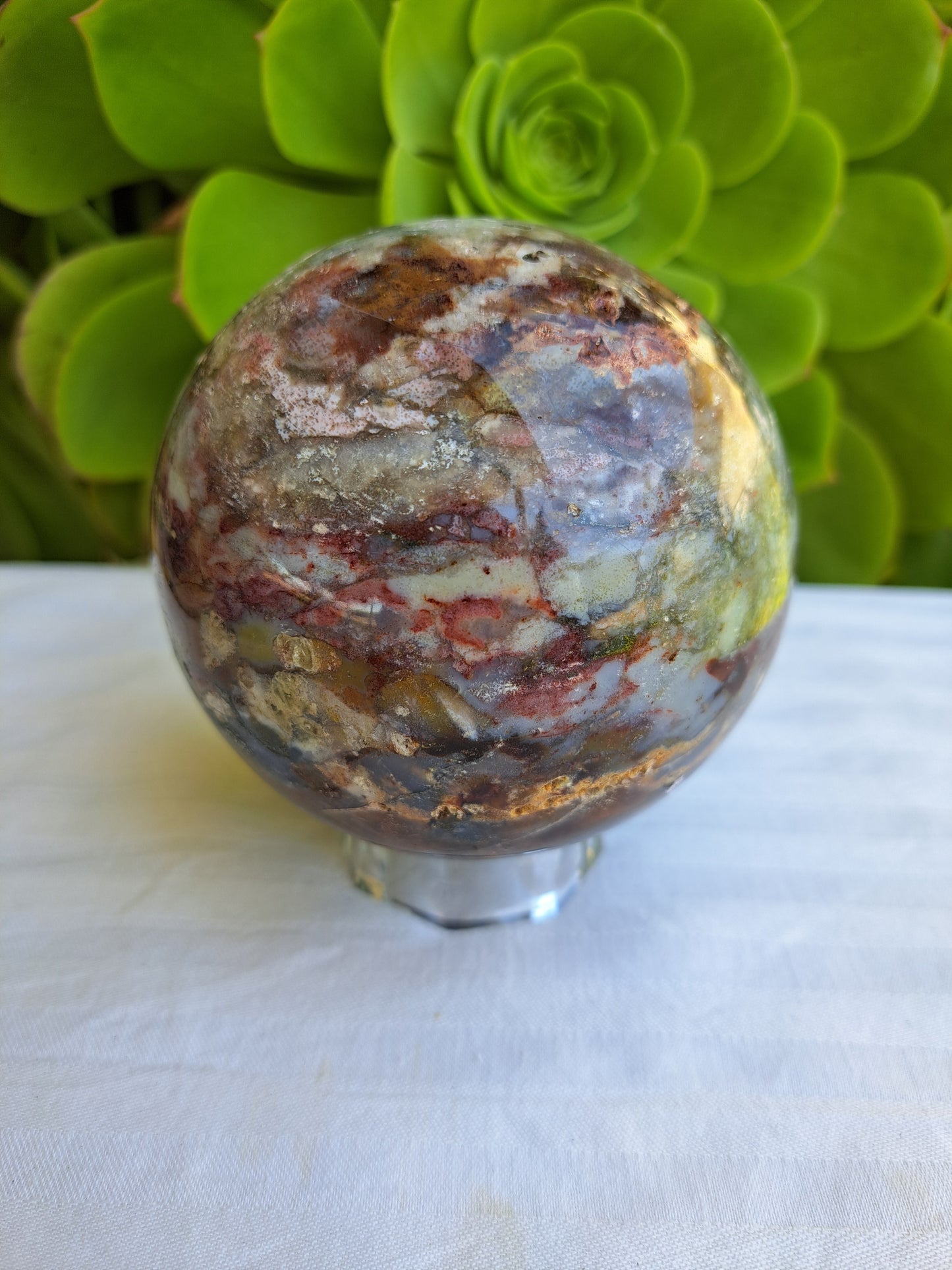 Ocean Jasper Sphere