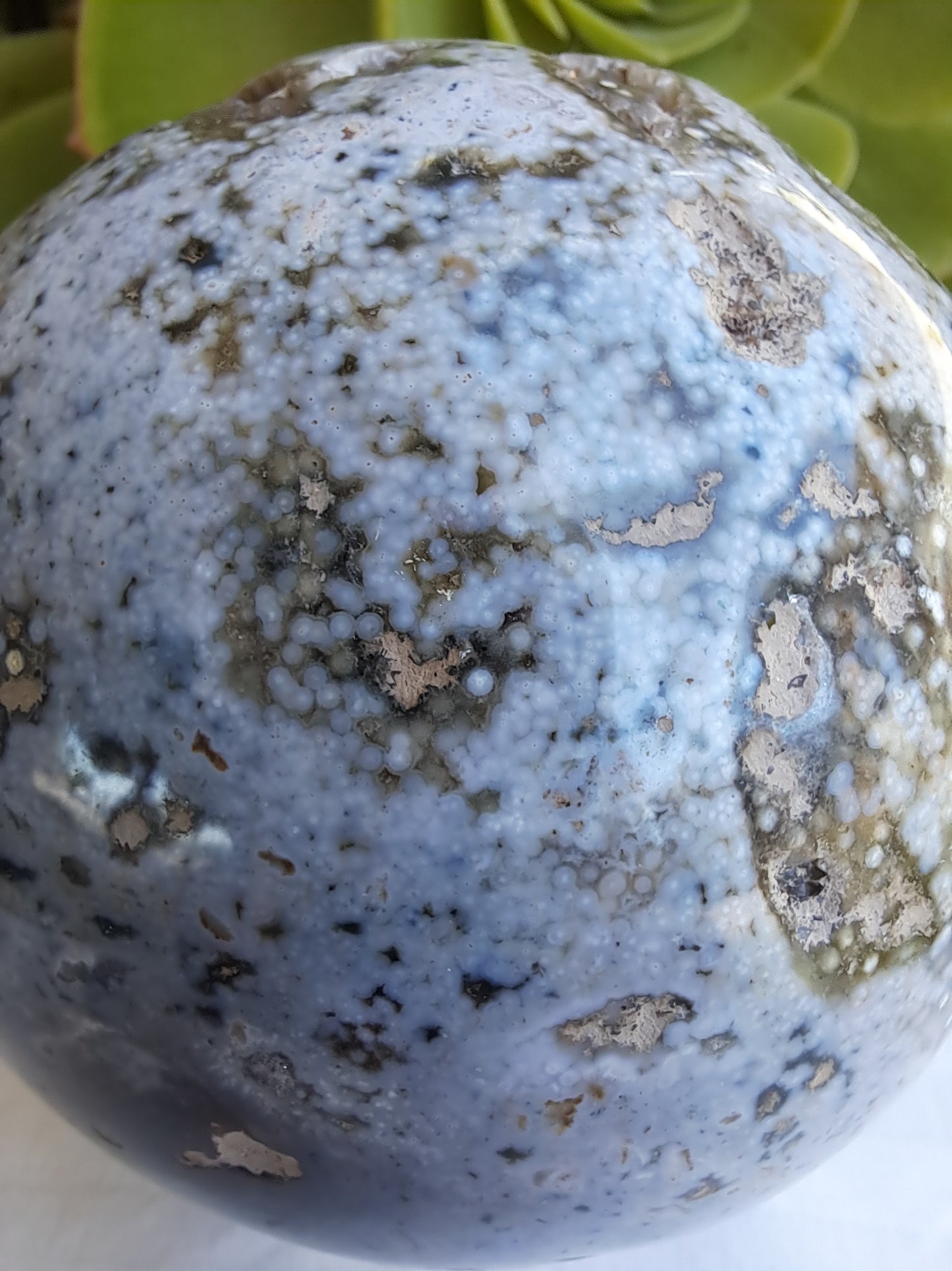 Cosmic Ocean Jasper Sphere