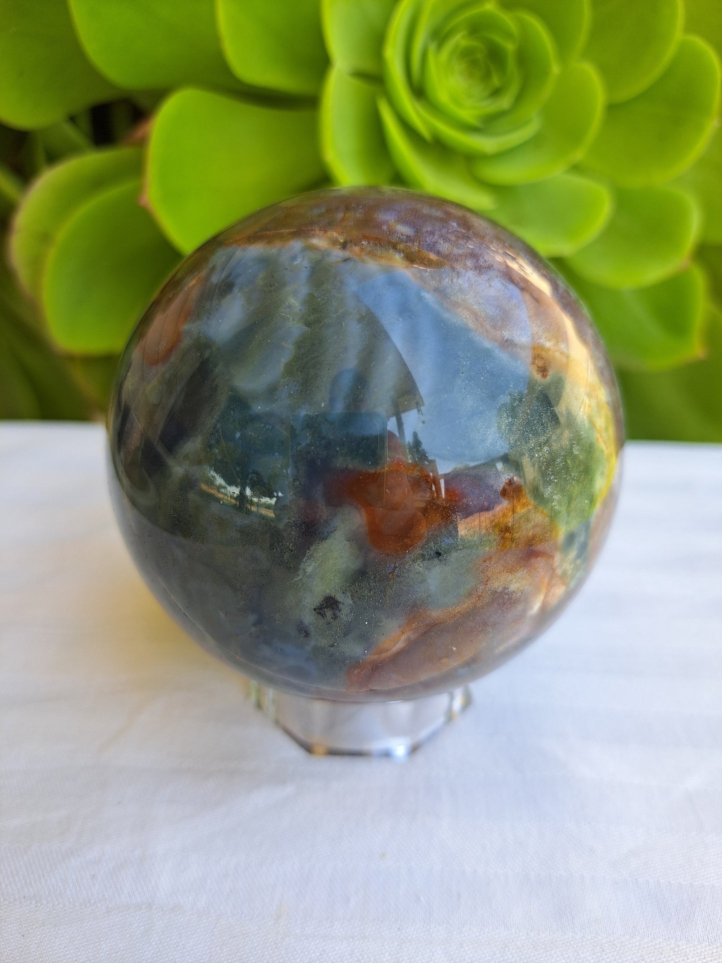 Ocean Jasper Sphere