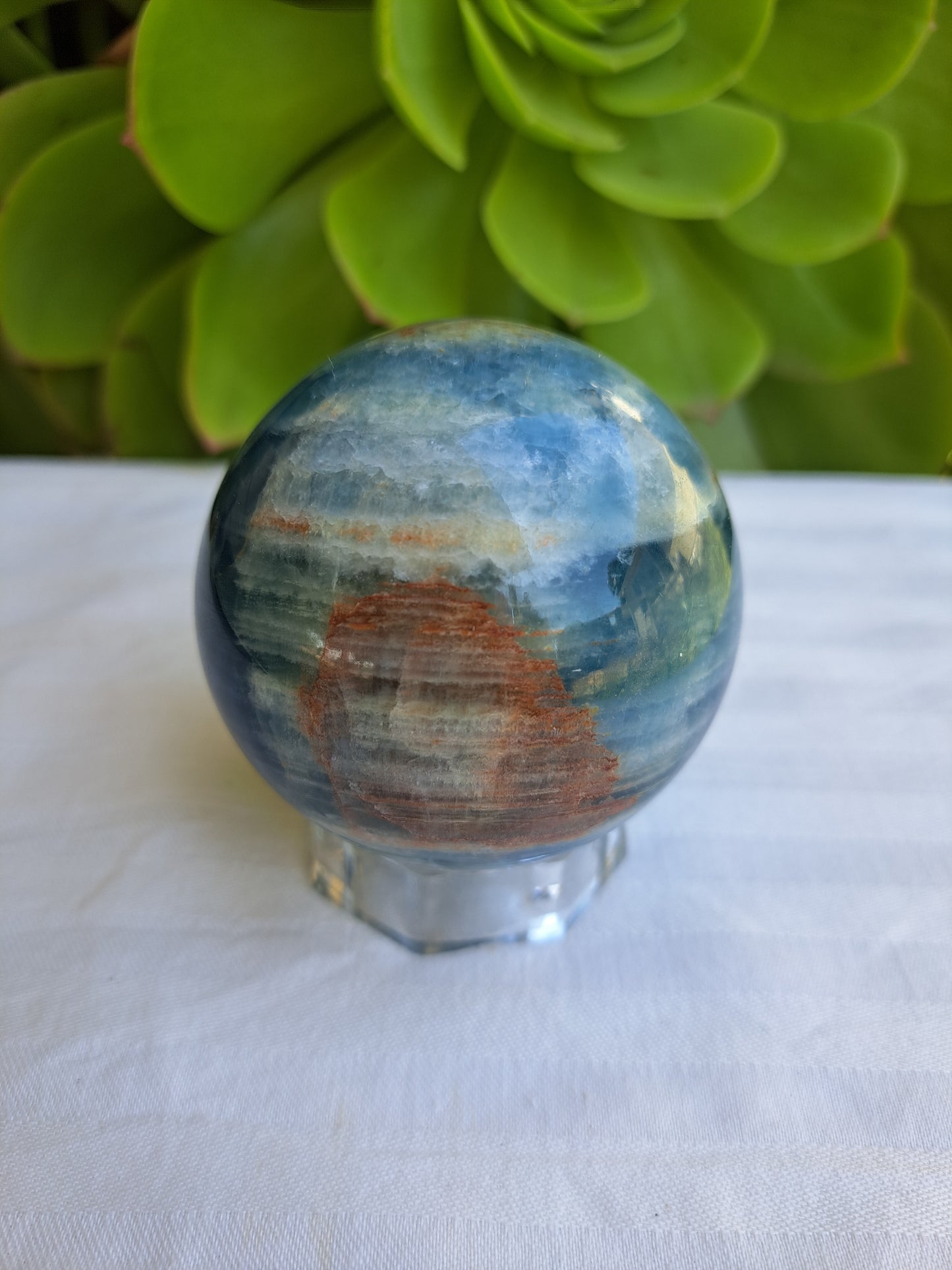 Blue Onyx Sphere