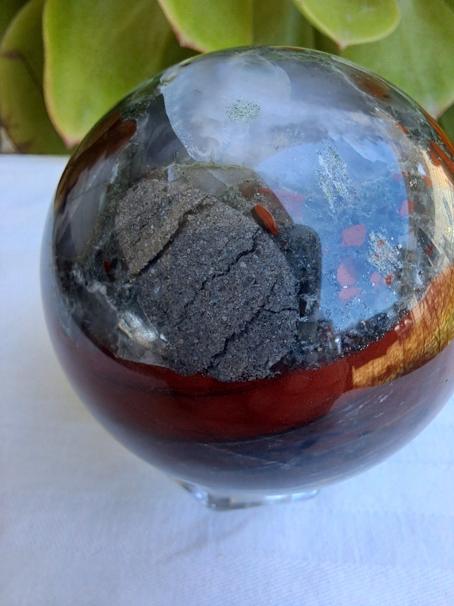 African Bloodstone Sphere