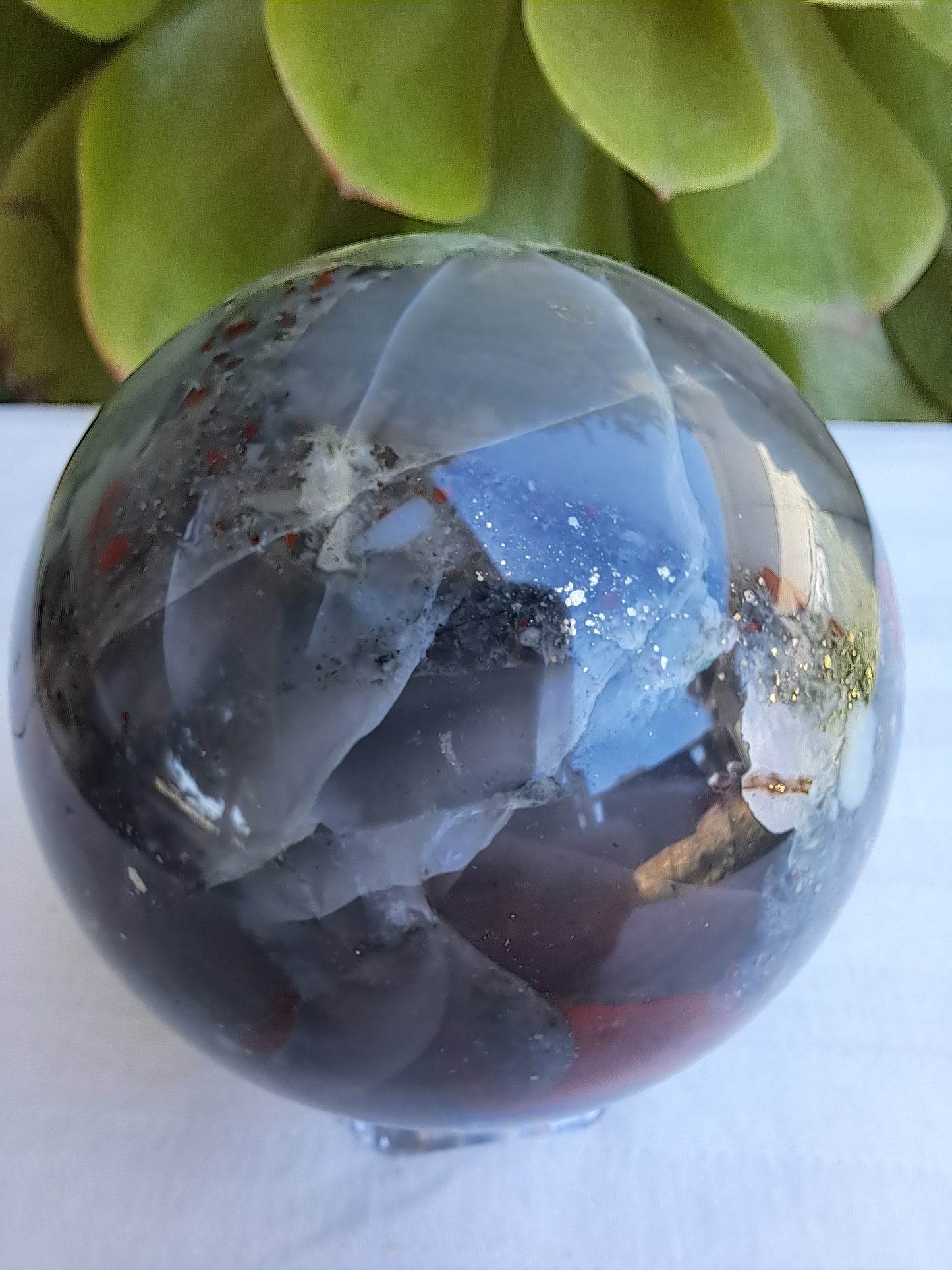 African Bloodstone Sphere