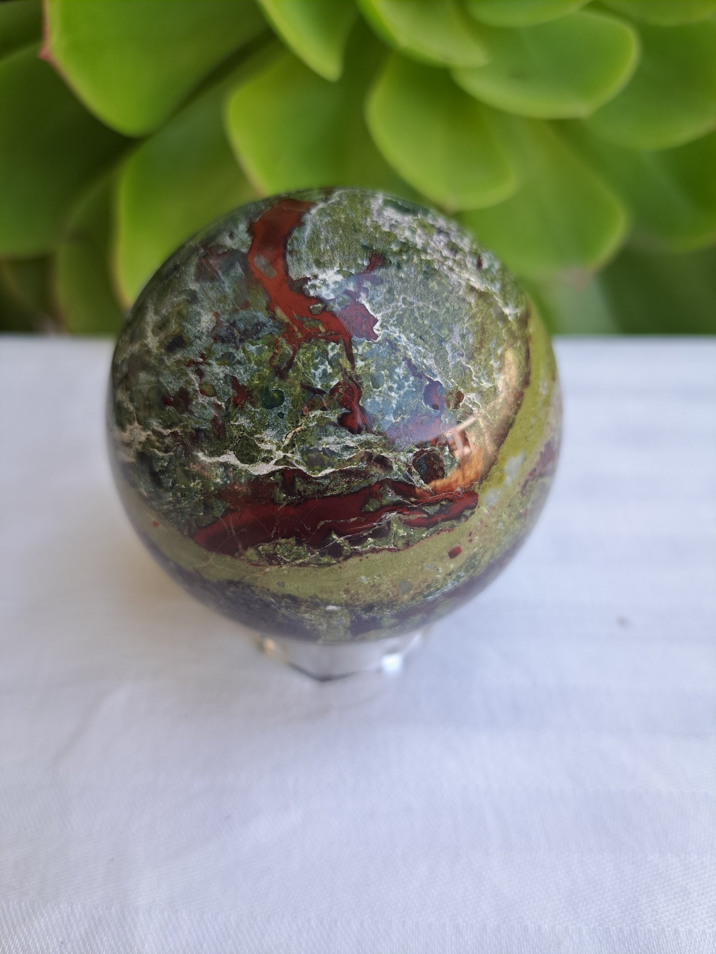 Dragon Blood Stone Sphere