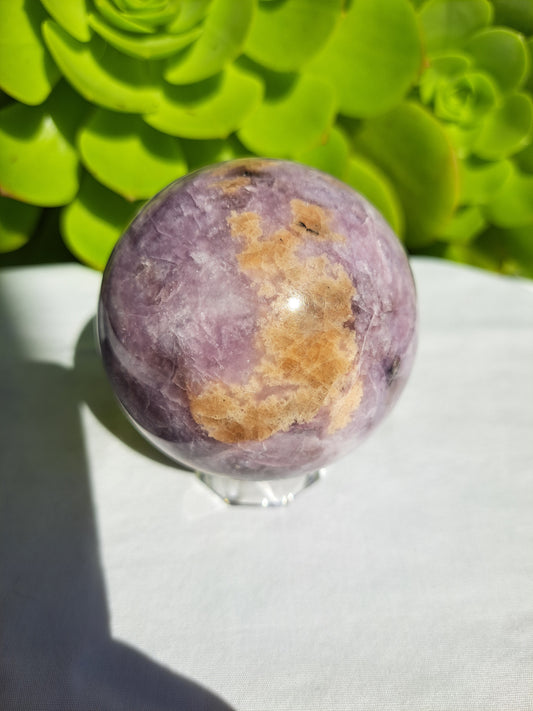 Lepidolite Sphere