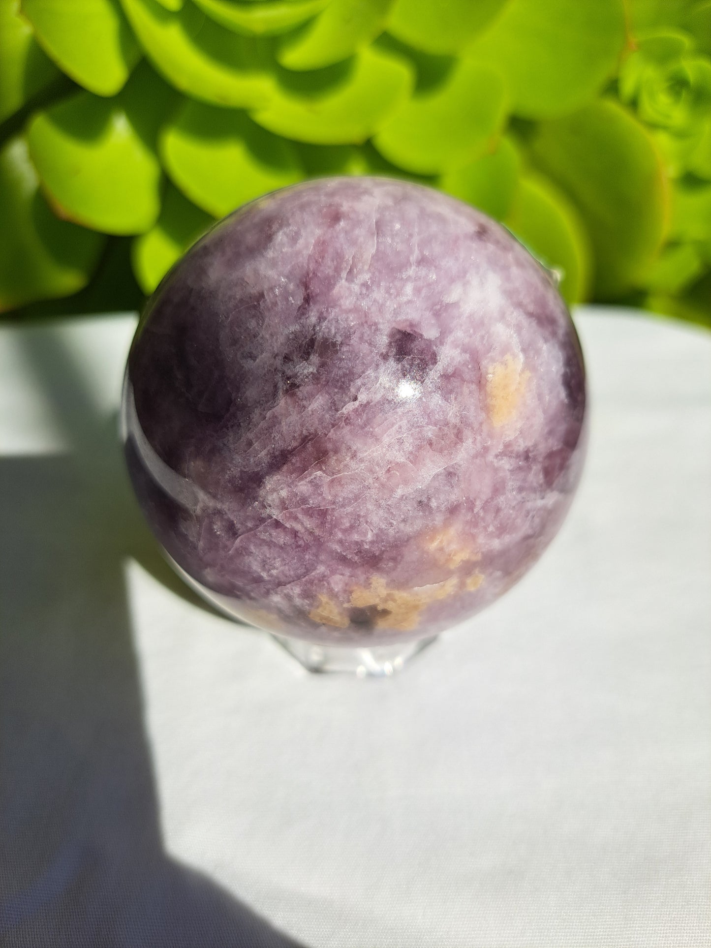 Lepidolite Sphere