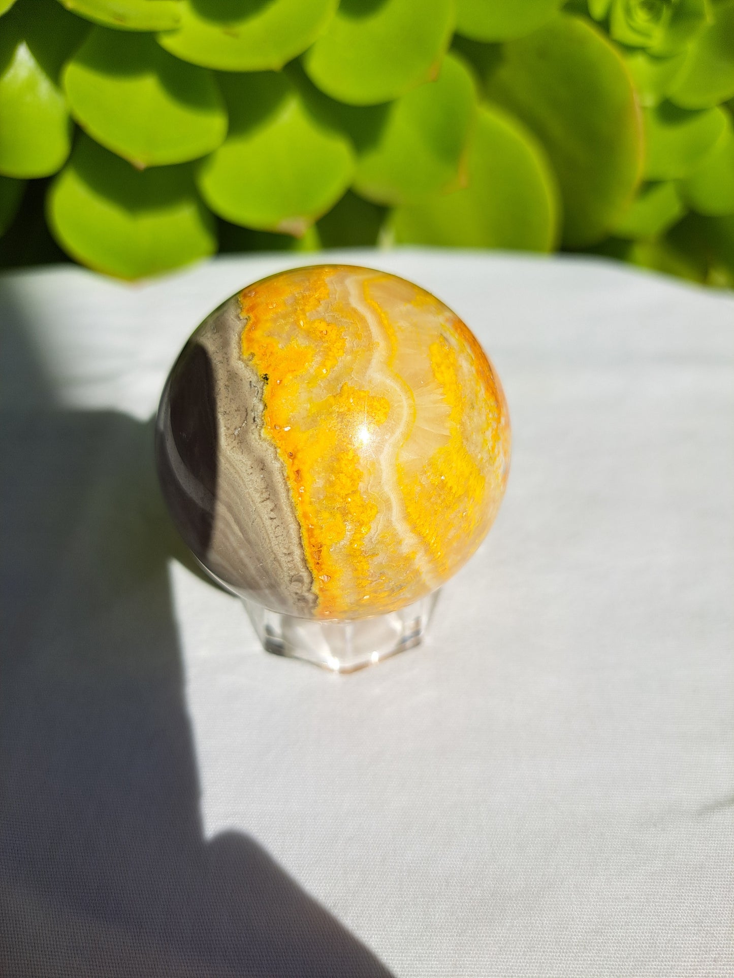 Bumblebee Jasper Sphere