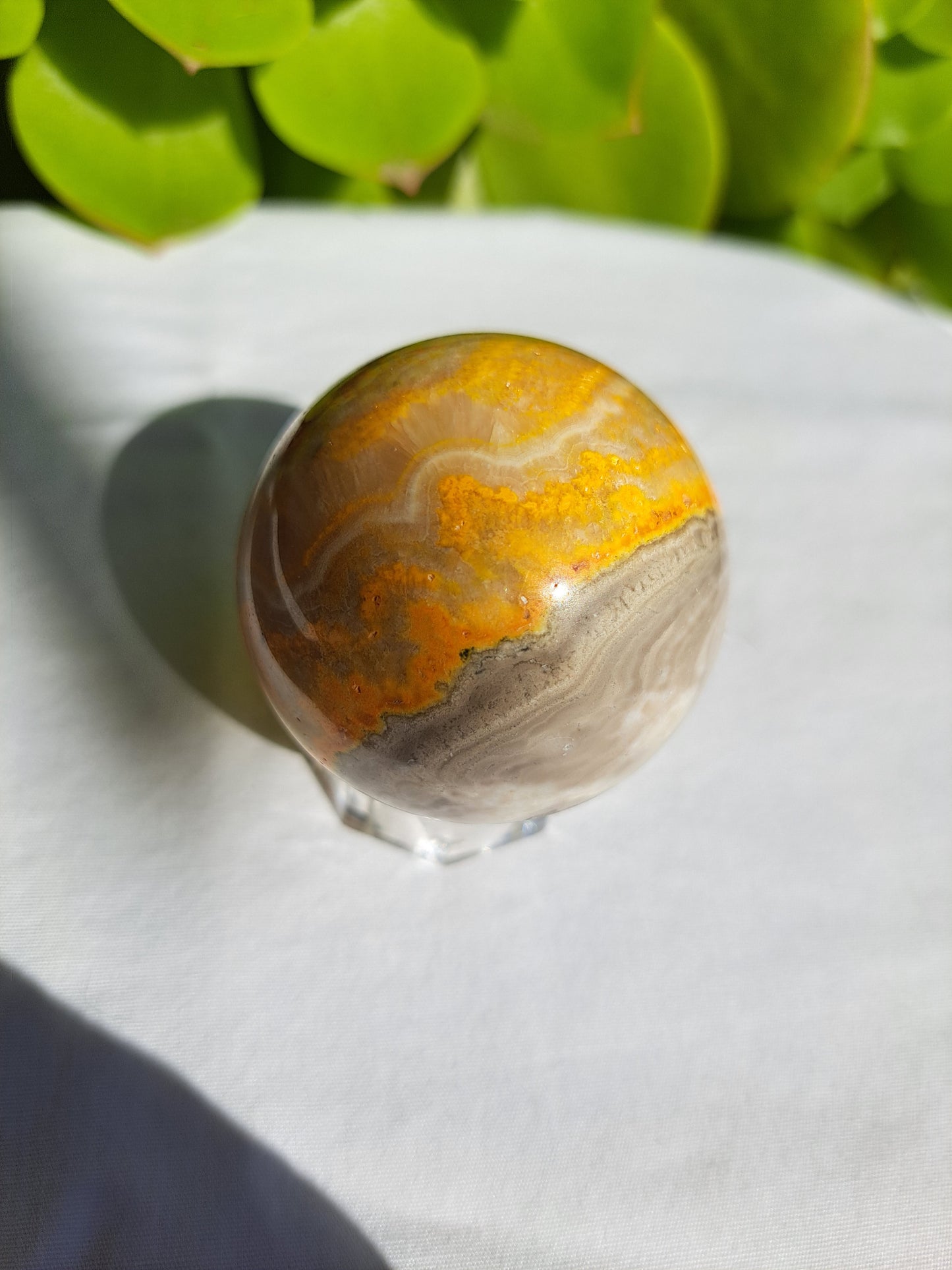 Bumblebee Jasper Sphere