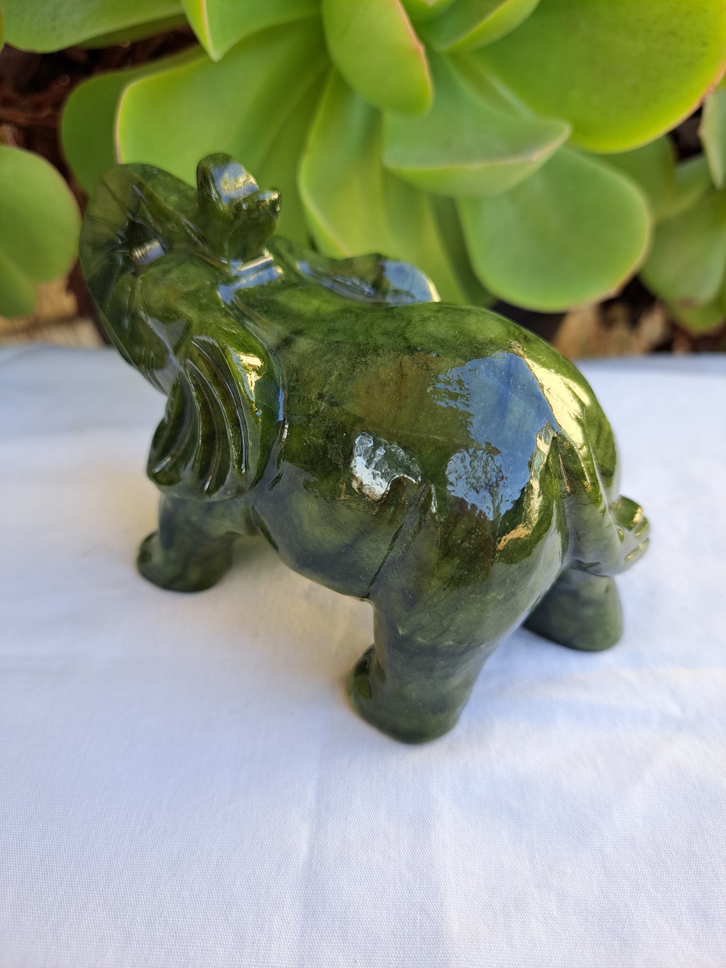 Jade Elephant Carving